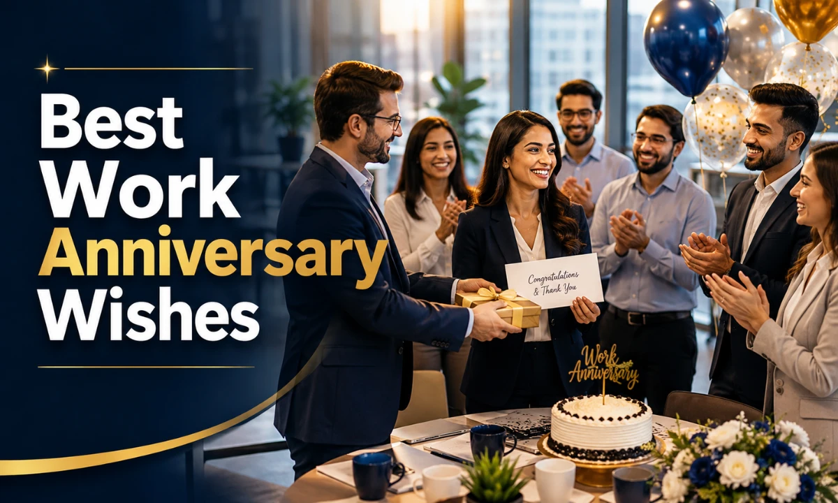best-work-anniversary-wishes